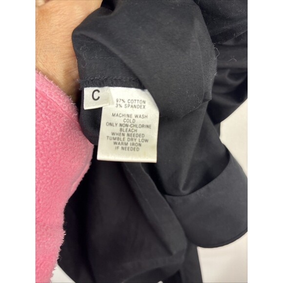 Loft Ann Taylor Woman's Sz 2 Dress Black Hidden Snaps Career Professional - Picture 8 of 9